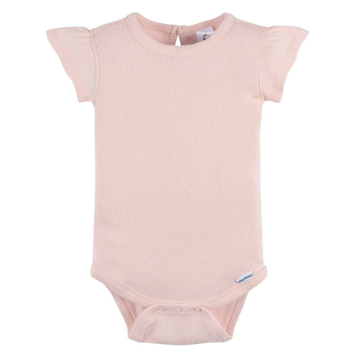 2-Pack Baby Girls Crystal Pink Bodysuit and Shorts Set