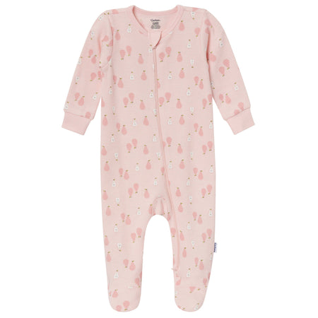 2-Pack Baby Girls Pink Pears Sleep 'N Play
