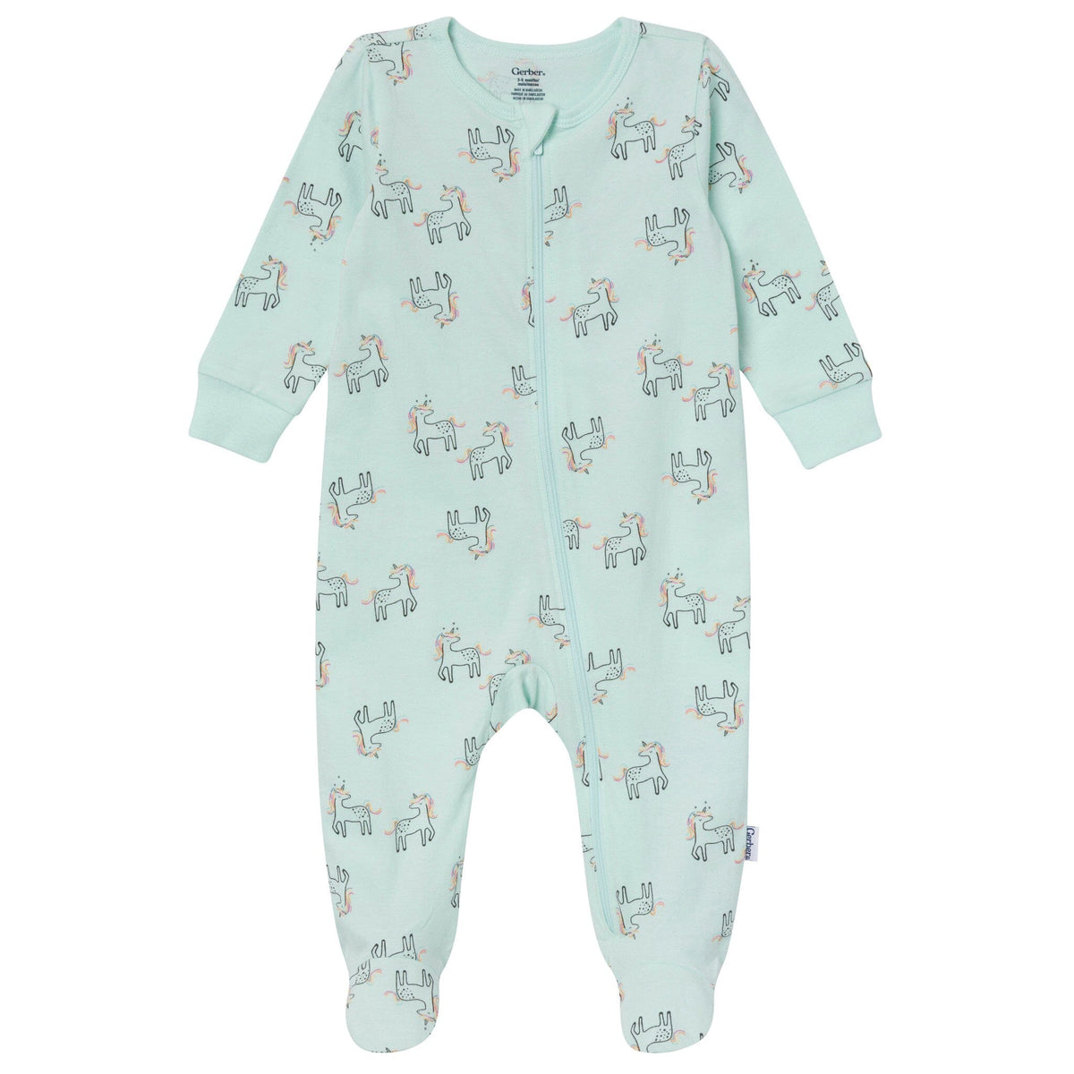 2-Pack Baby Girls Unicorns Sleep 'N Play sleepwear Gerber® 