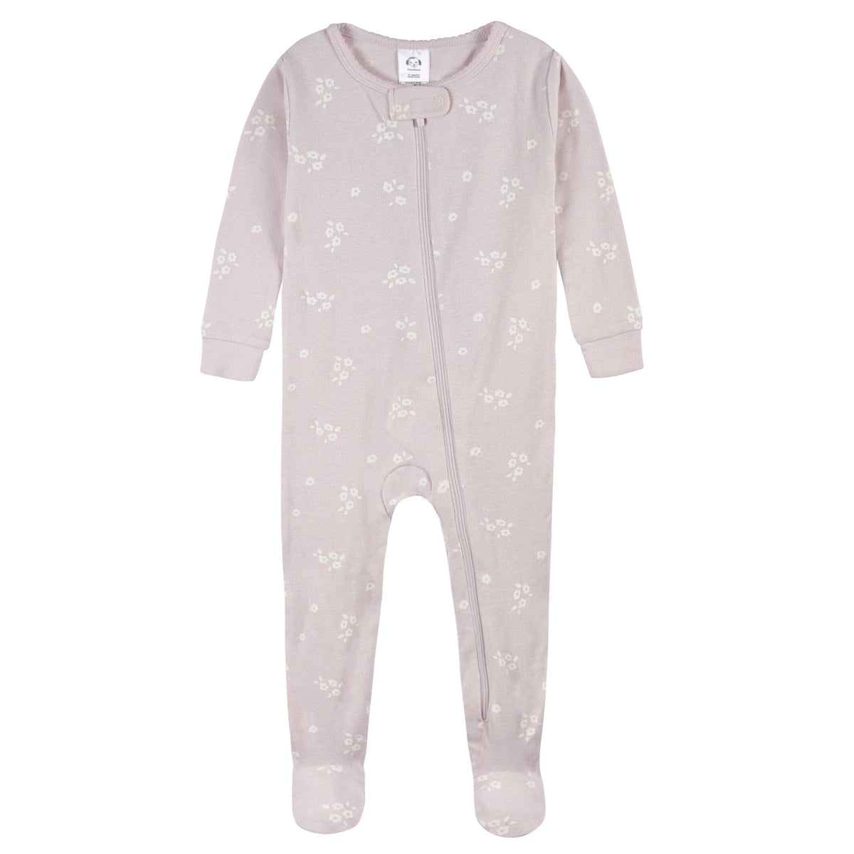 2-Pack Baby & Toddler Girls Purple Woodland Fox Snug Fit Footed Cotton Pajamas