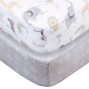 2-Pack Baby Neutral Animal Geo Crib Sheet Crib Sheets Gerber® 