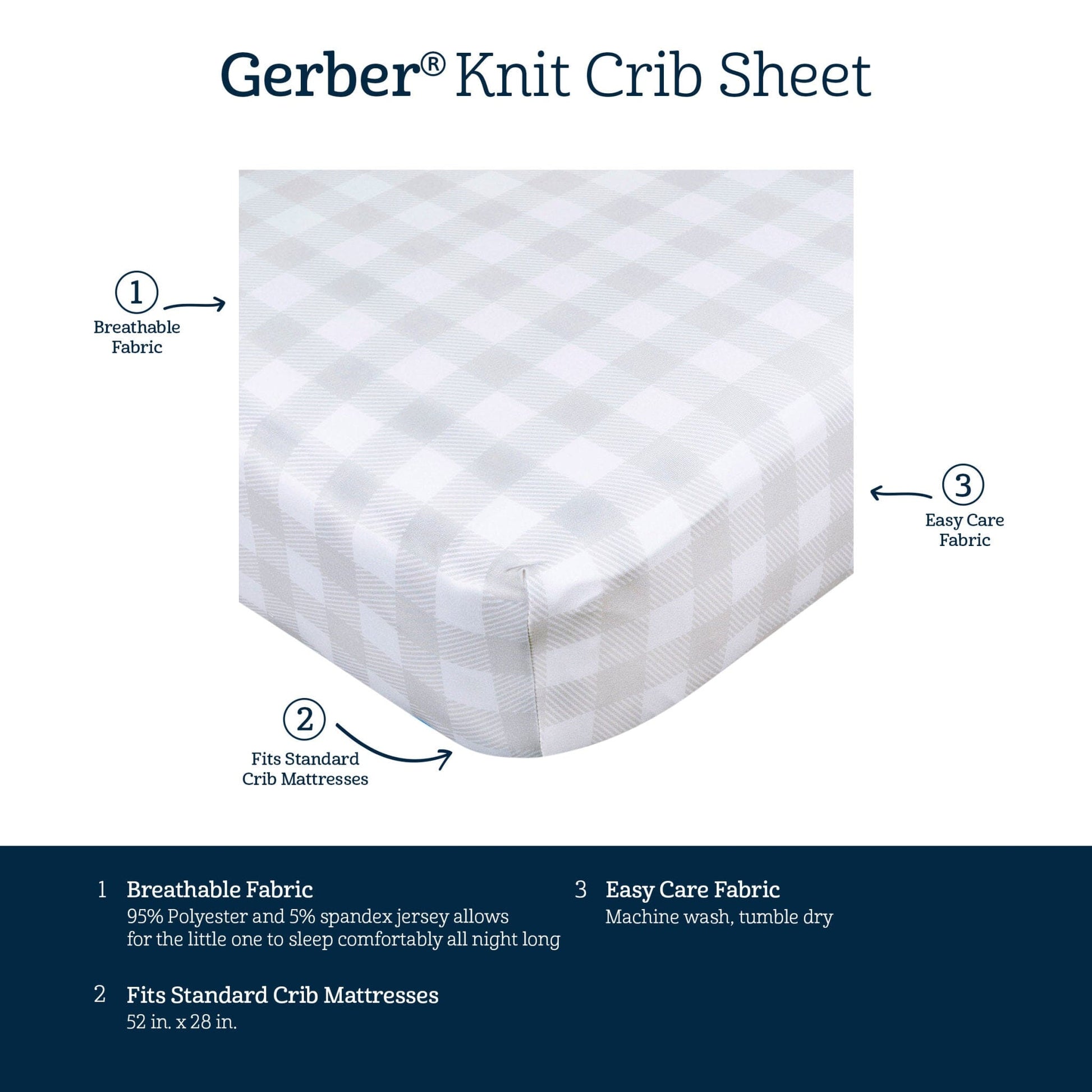 2-Pack Baby Neutral Animal Geo Crib Sheet Crib Sheets Gerber® 