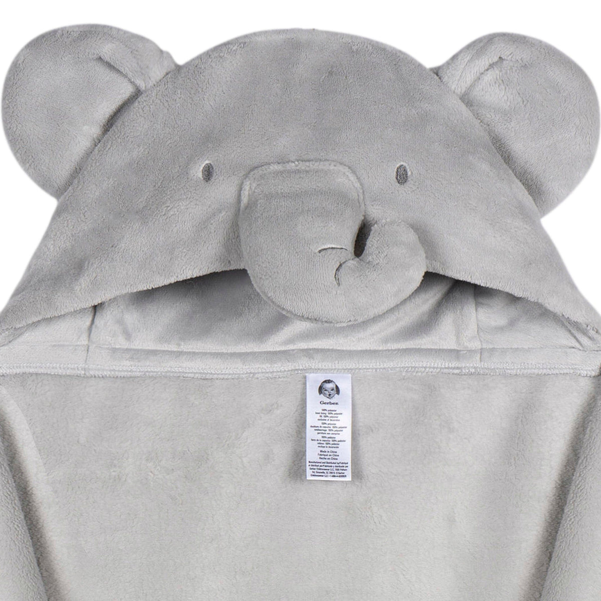 2-Pack Baby Neutral Animal Geo Hooded Wearable Blanket & Security Blanket Set