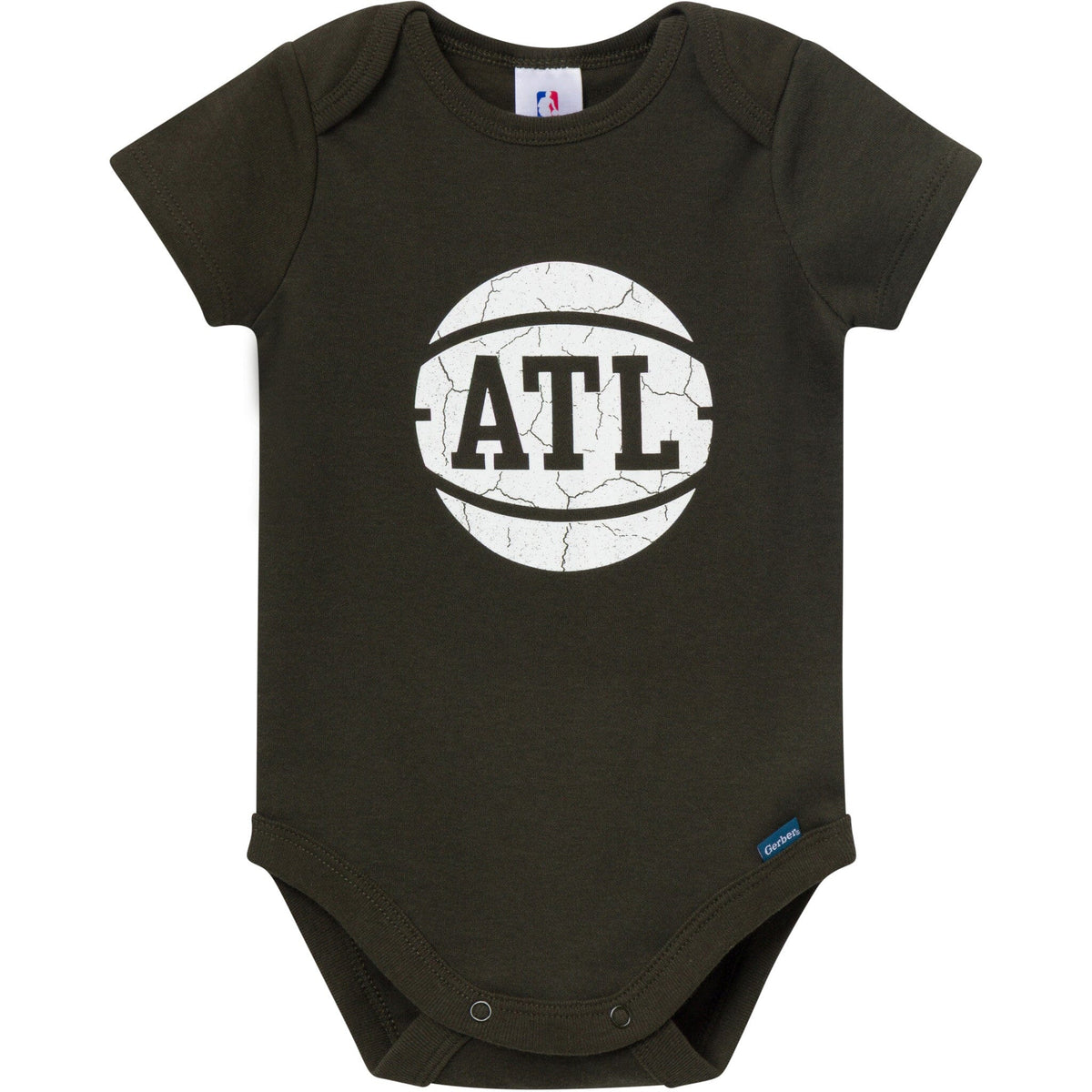 2-Pack Baby Neutral Atlanta Hawks Bodysuits Onesies Bodysuits Gerber® 