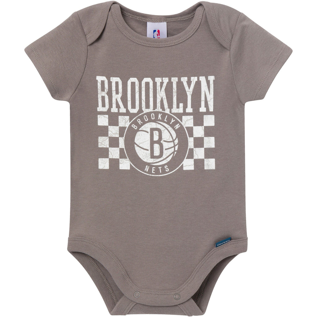 2-Pack Baby Neutral Brooklyn Nets Bodysuits Onesies Bodysuits Gerber® 