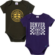 2-Pack Baby Neutral Denver Nuggets Bodysuits Onesies Bodysuits Gerber® 