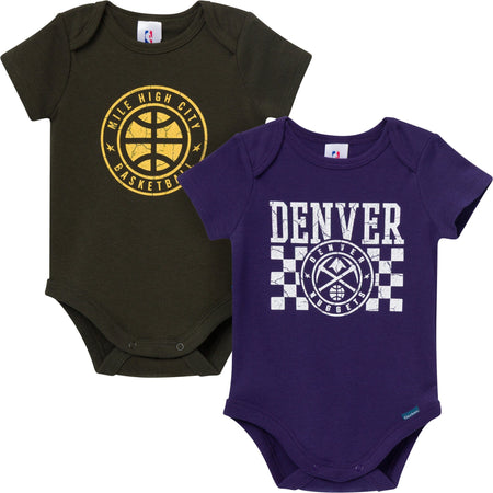 2-Pack Baby Neutral Denver Nuggets Bodysuits