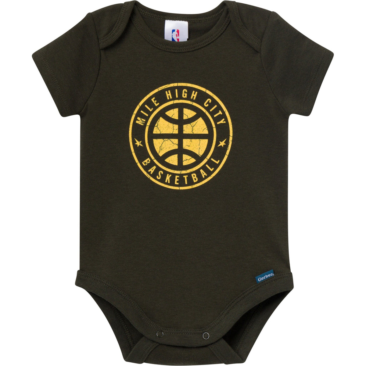 2-Pack Baby Neutral Denver Nuggets Bodysuits Onesies Bodysuits Gerber® 