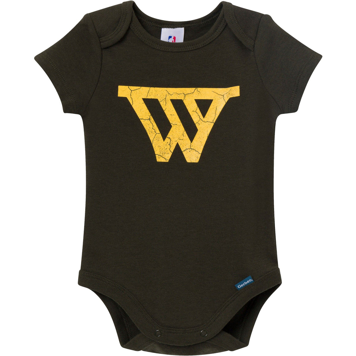2-Pack Baby Neutral Golden State Warriors Bodysuits Onesies Bodysuits Gerber® 
