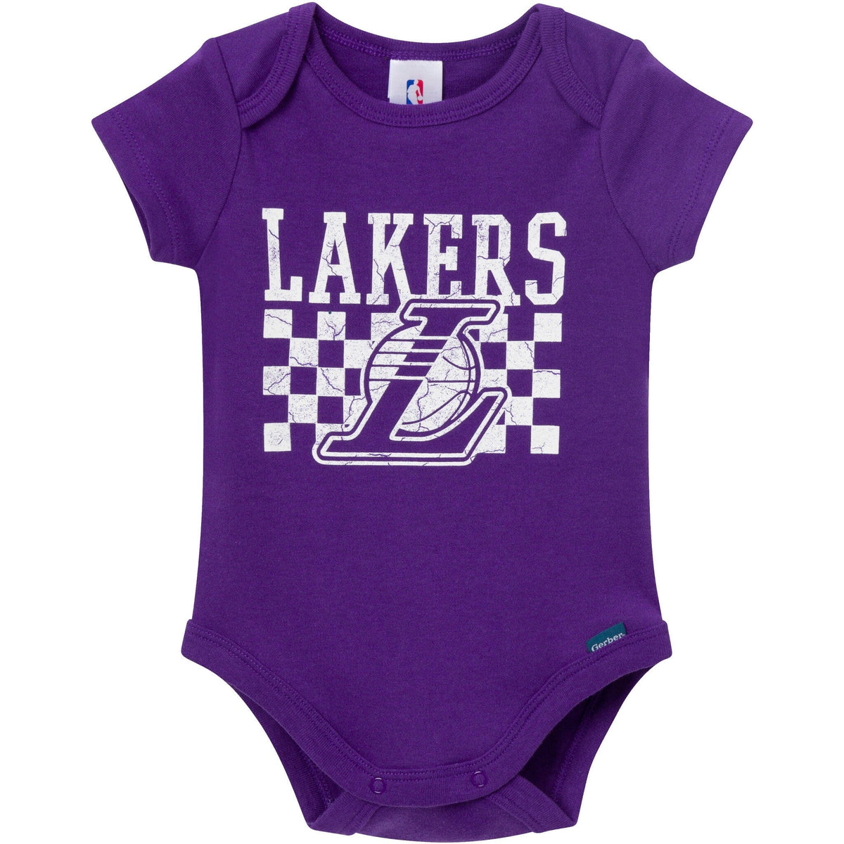 2-Pack Baby Neutral Los Angeles Lakers Bodysuits Onesies Bodysuits Gerber® 