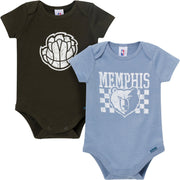 2-Pack Baby Neutral Memphis Grizzlies Bodysuits Onesies Bodysuits Gerber® 