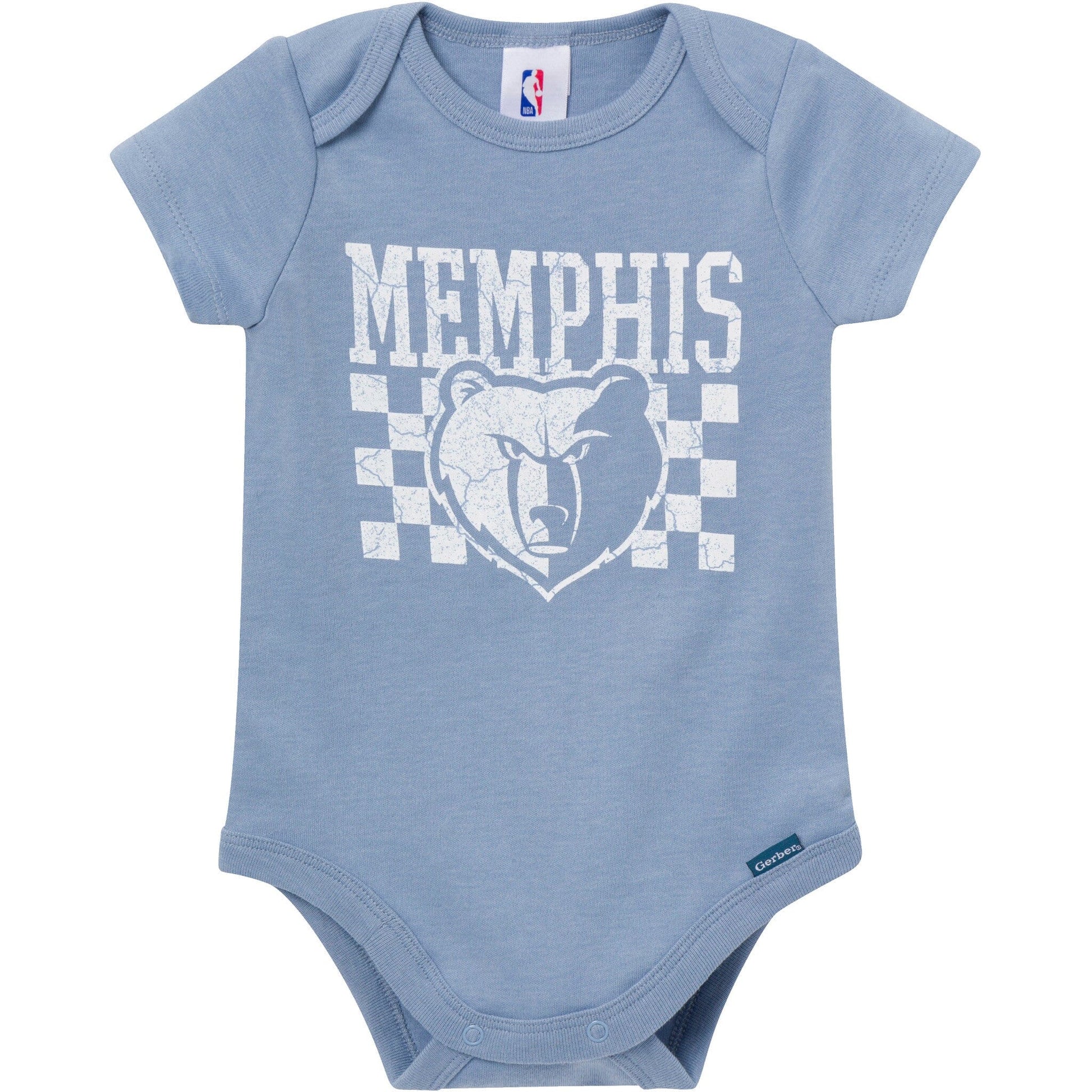 2-Pack Baby Neutral Memphis Grizzlies Bodysuits Onesies Bodysuits Gerber® 