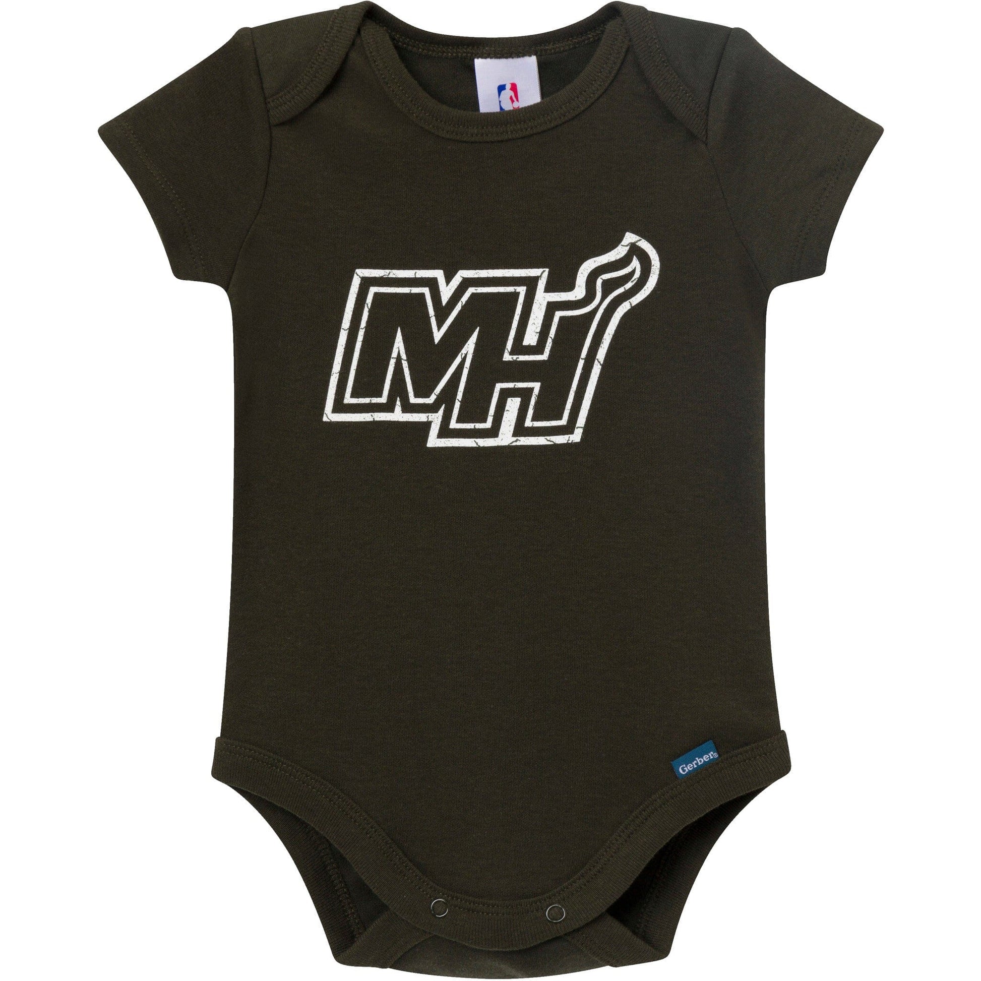 2-Pack Baby Neutral Miami Heat Bodysuits Onesies Bodysuits Gerber® 