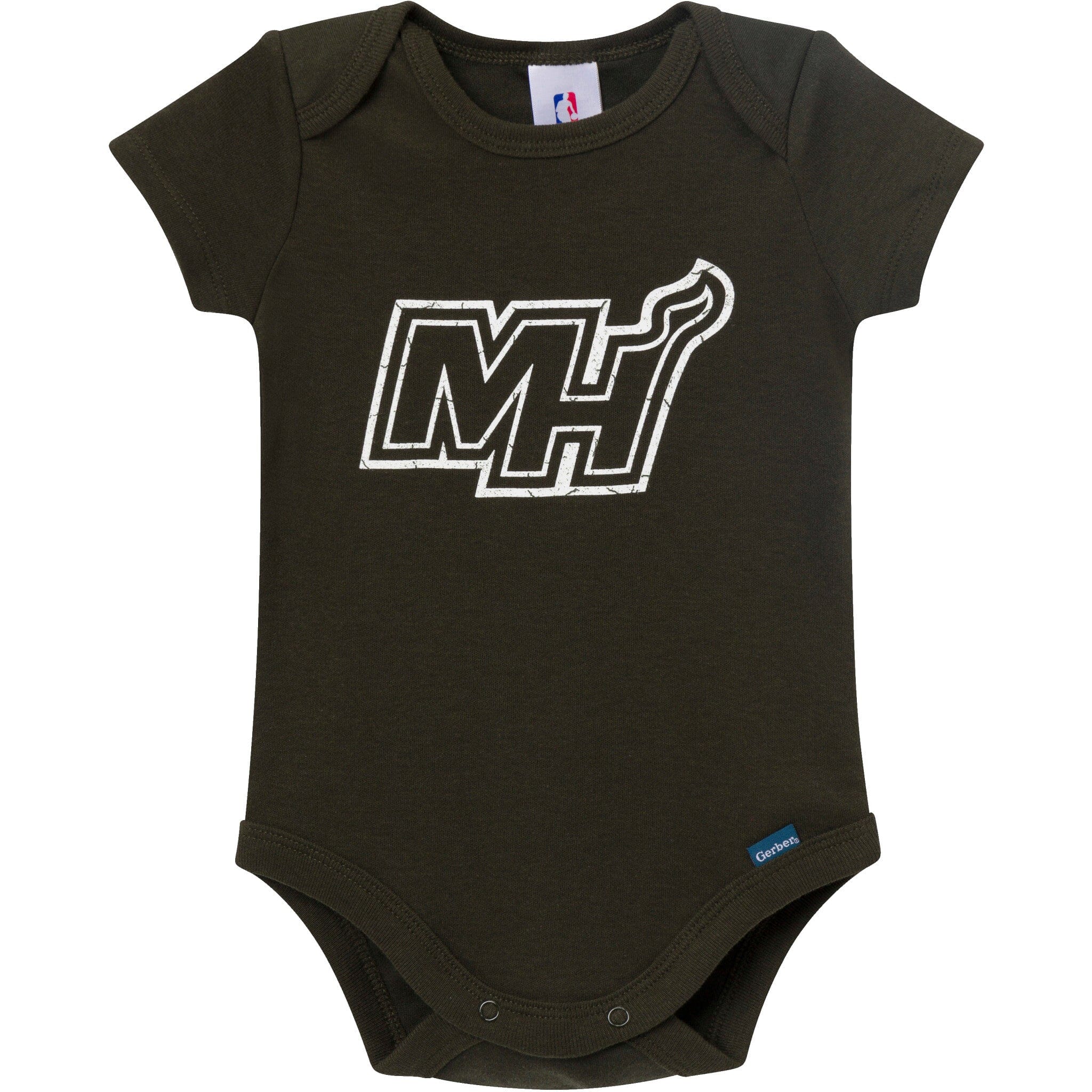 2-Pack Baby Neutral Miami Heat Bodysuits Onesies Bodysuits Gerber® 