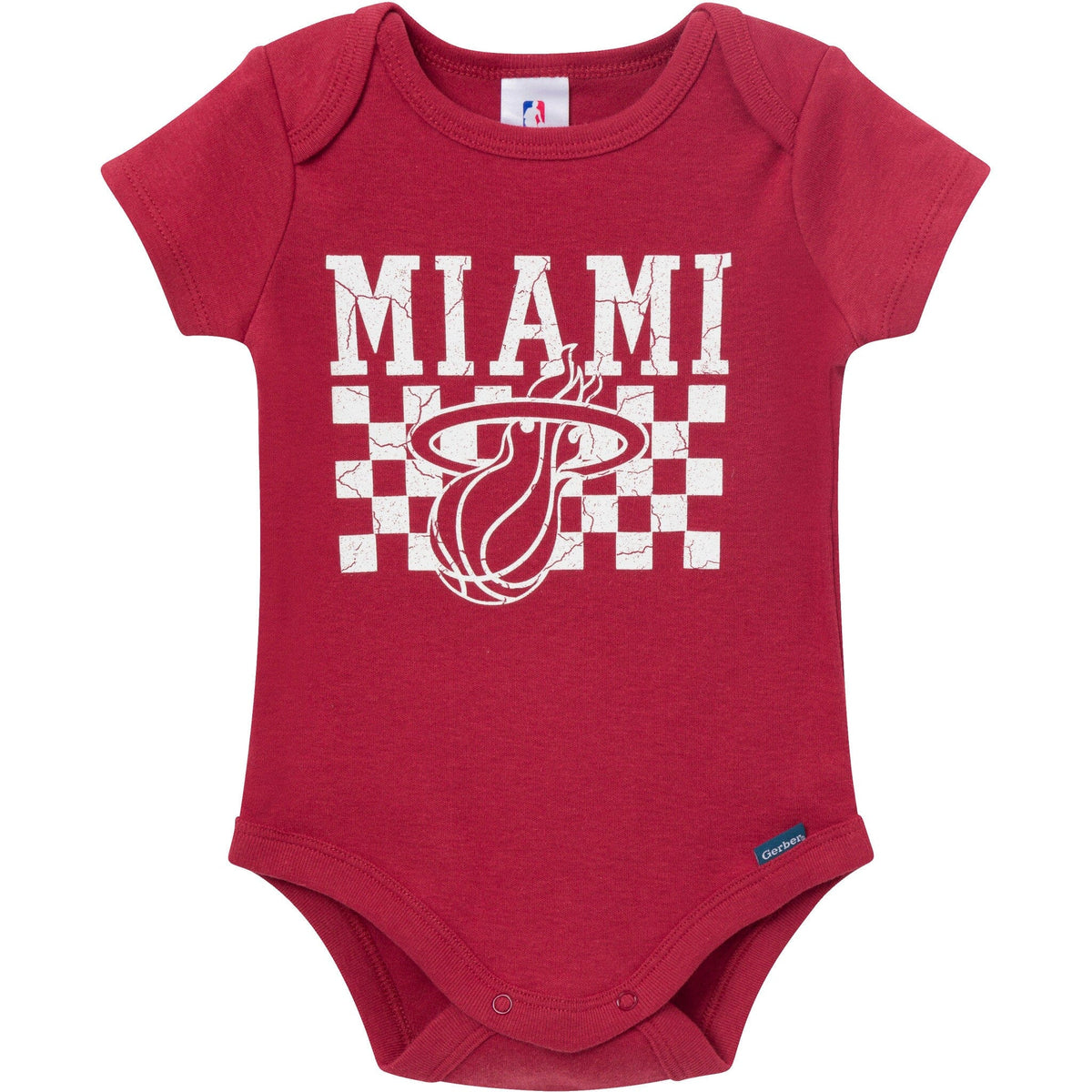 2-Pack Baby Neutral Miami Heat Bodysuits Onesies Bodysuits Gerber® 