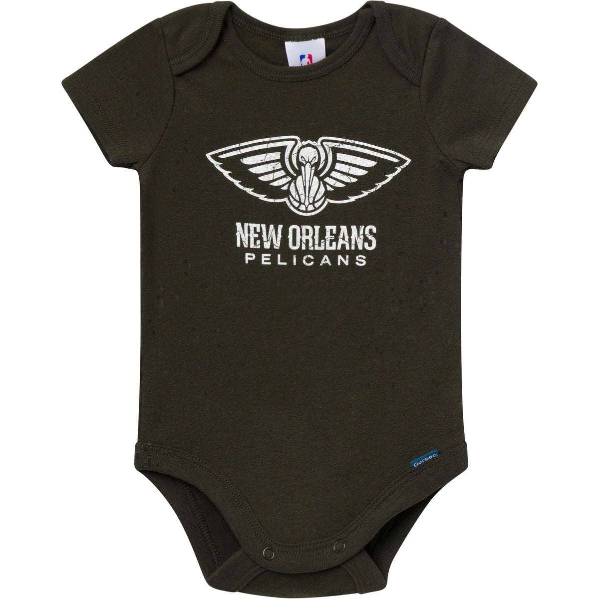 2-Pack Baby Neutral New Orleans Pelicans Bodysuits Onesies Bodysuits Gerber® 