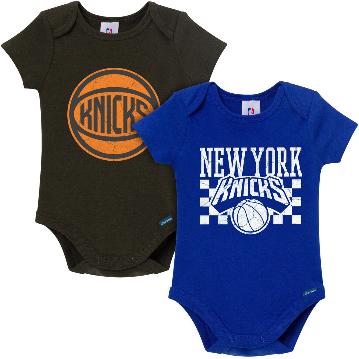 2-Pack Baby Neutral New York Knicks Bodysuits Onesies Bodysuits Gerber® 