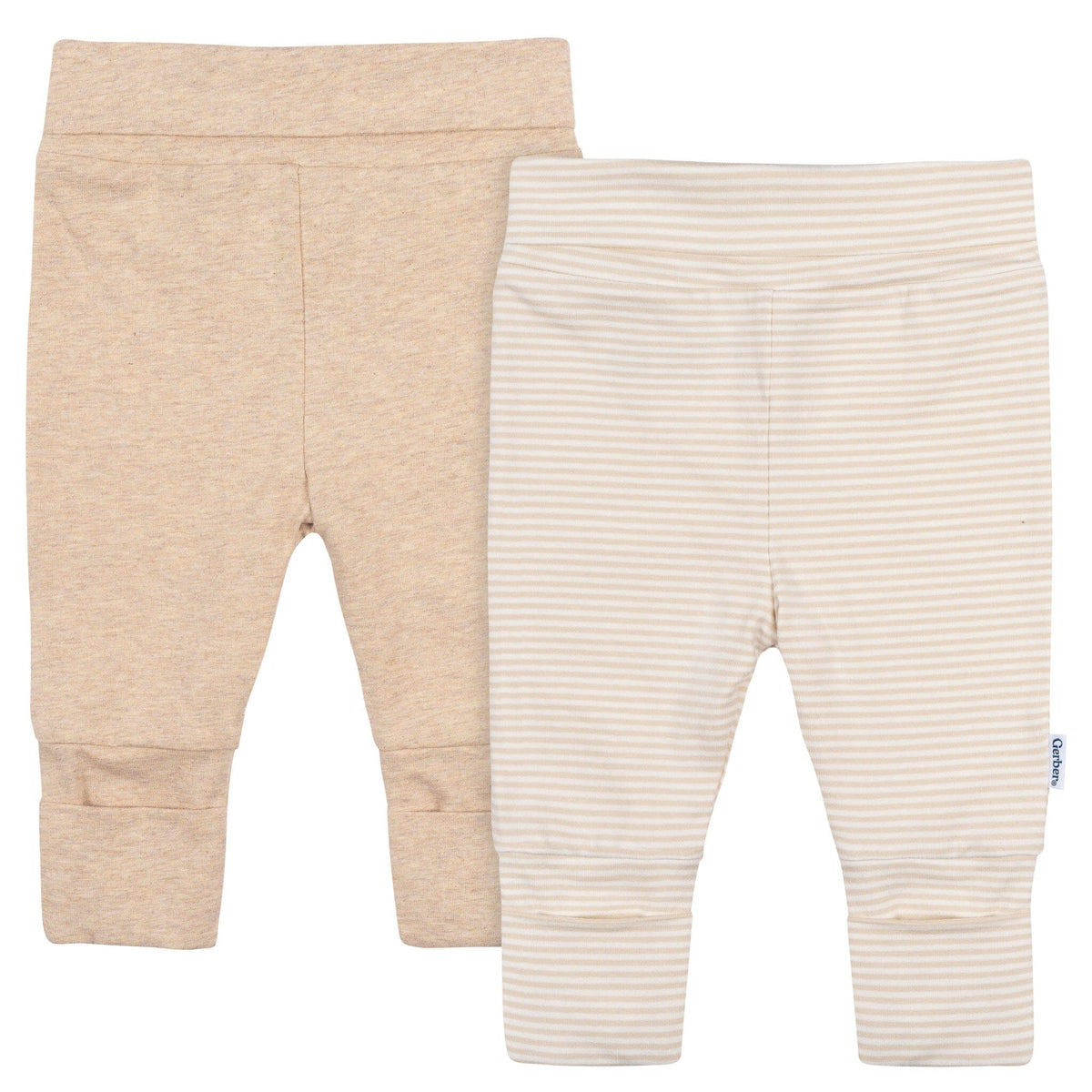 2-Pack Baby Neutral Oatmeal Pants bottoms Gerber® 