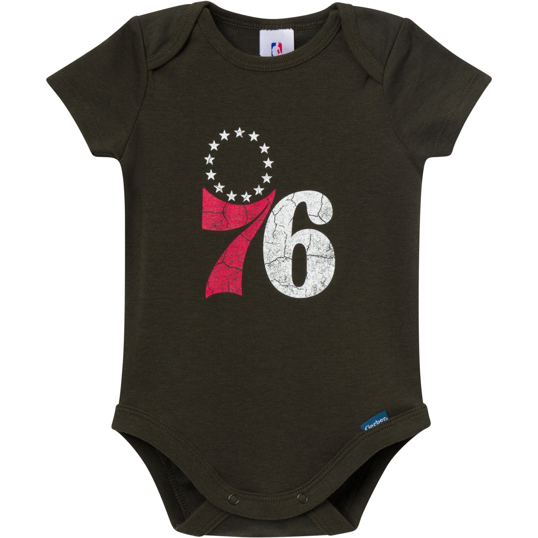 2-Pack Baby Neutral Philadelphia Sixers Bodysuits Onesies Bodysuits Gerber® 