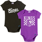 2-Pack Baby Neutral Sacramento Kings Bodysuits Onesies Bodysuits Gerber® 