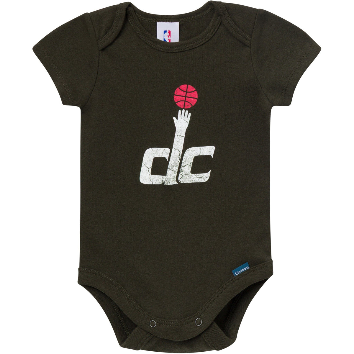 2-Pack Baby Neutral Washington Wizards Bodysuits Onesies Bodysuits Gerber® 