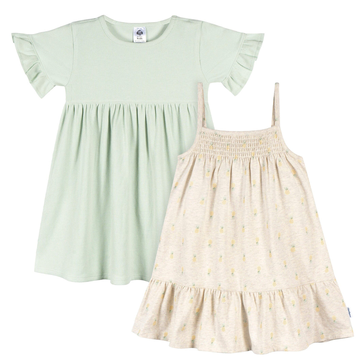 2-Pack Toddler Girls Fruit Dresses