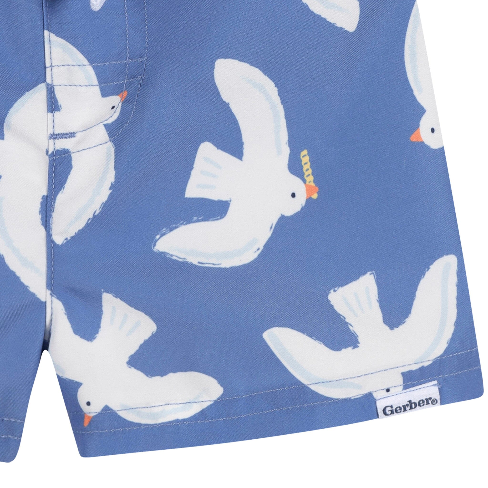 2-Piece Baby & Toddler Boys Blue Birds Rashguard & Trunks Set Swimwear Gerber® 
