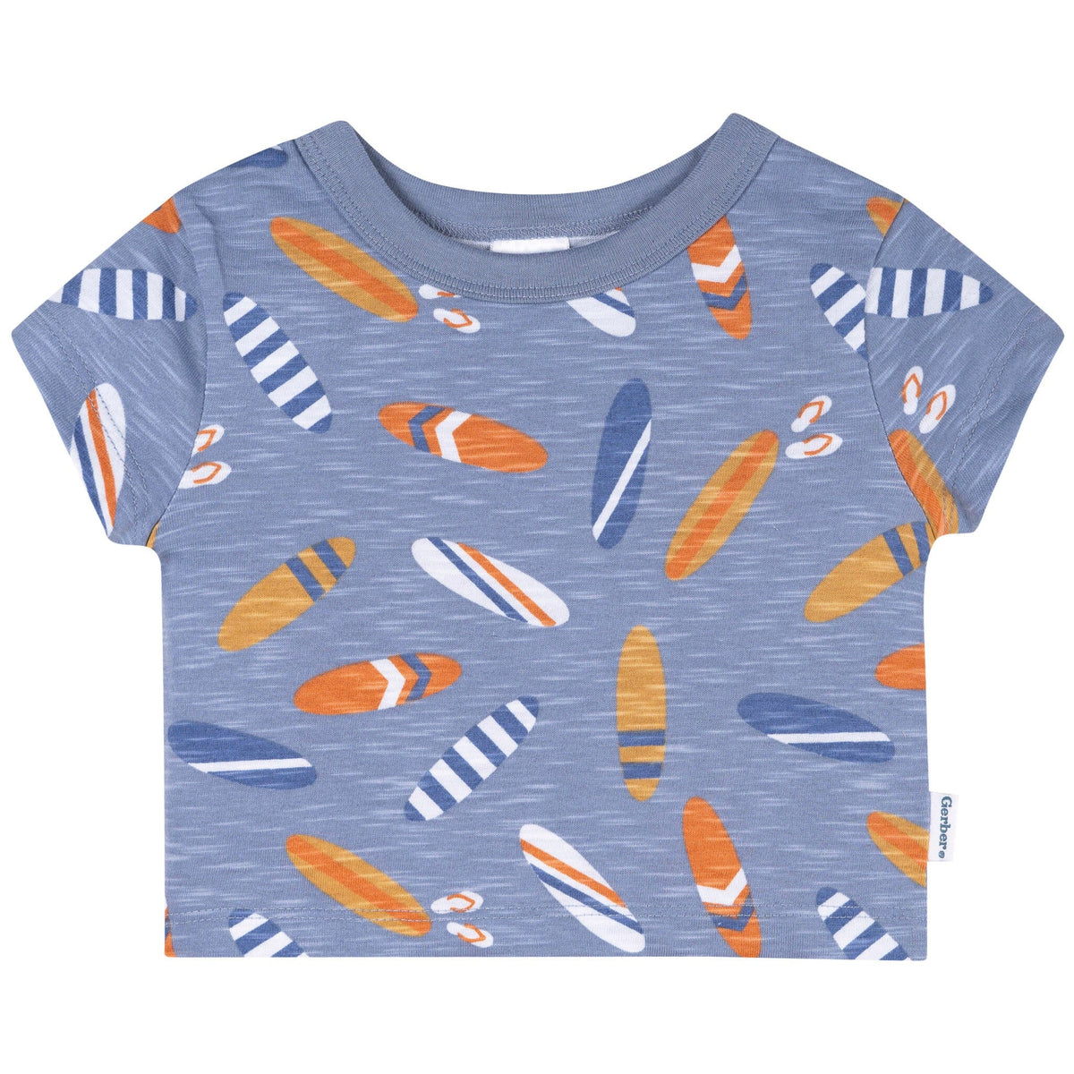 2-Piece Baby & Toddler Boys Blue Surfboard T-Shirt and Shorts Set Outfits & Sets Gerber® 
