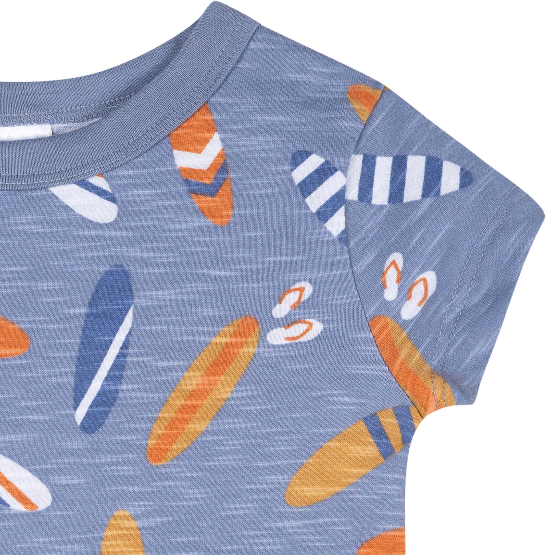 2-Piece Baby & Toddler Boys Blue Surfboard T-Shirt and Shorts Set Outfits & Sets Gerber® 