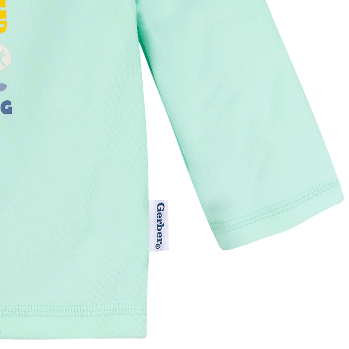 2-Piece Baby & Toddler Boys Green Stamps Rashguard & Trunks Set Swimwear Gerber® 