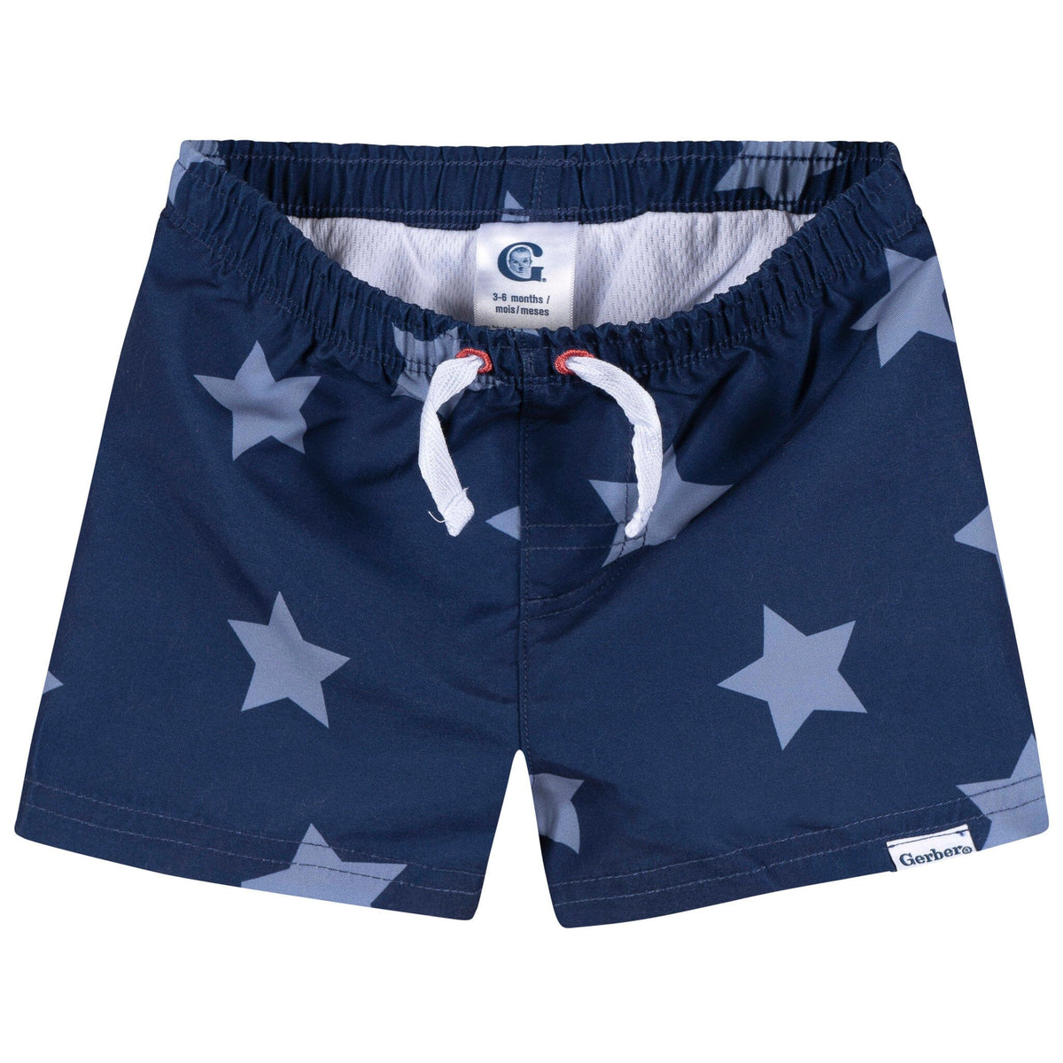 2-Piece Baby & Toddler Boys Patriotic Stars Rashguard & Trunks Set Swimwear Gerber® 