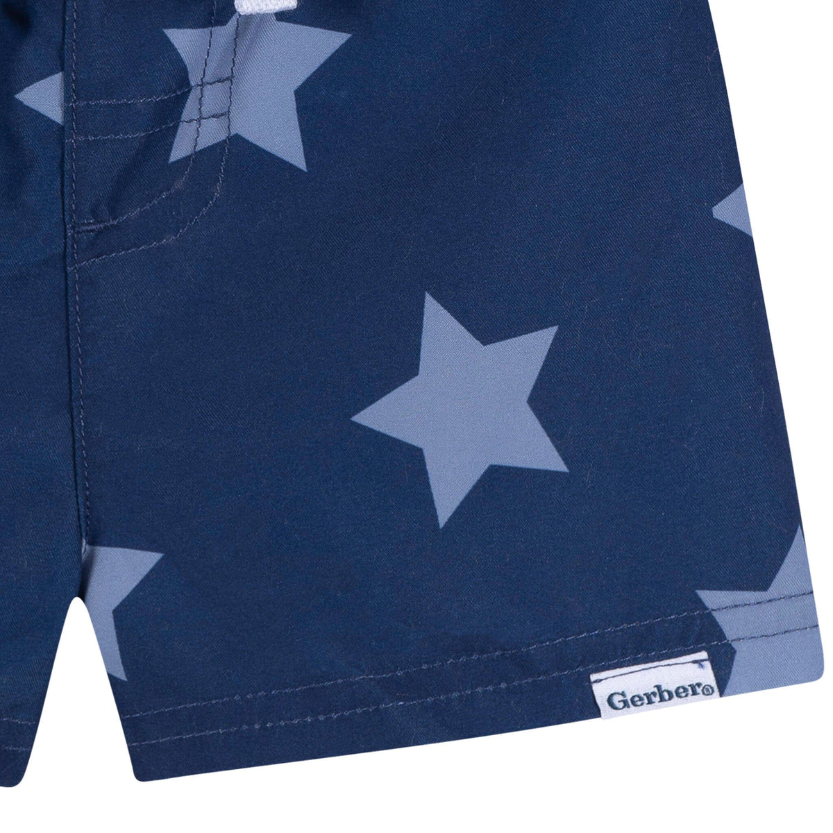 2-Piece Baby & Toddler Boys Patriotic Stars Rashguard & Trunks Set Swimwear Gerber® 