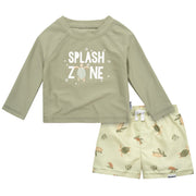 2-Piece Baby & Toddler Boys Turtles Rashguard Set