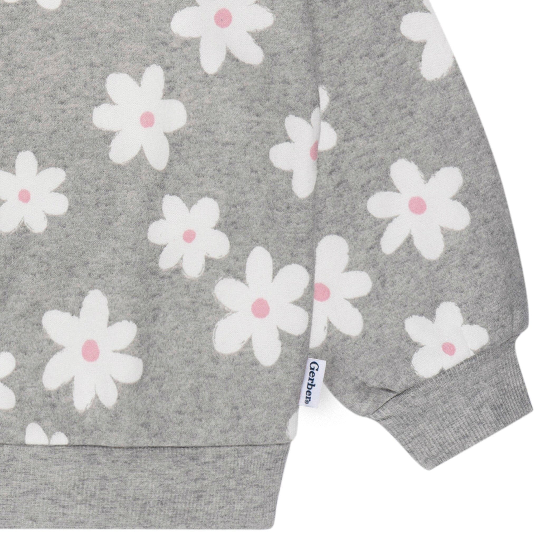 2-Piece Baby & Toddler Girls Big Daisies Fleece Outfit Set Outfits & Sets Gerber® 