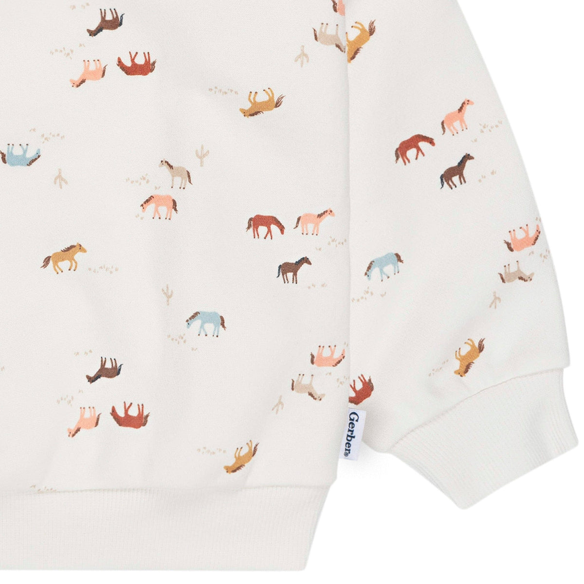 2-Piece Baby & Toddler Girls Western Horses Fleece Outfit Set Outfits & Sets Gerber® 