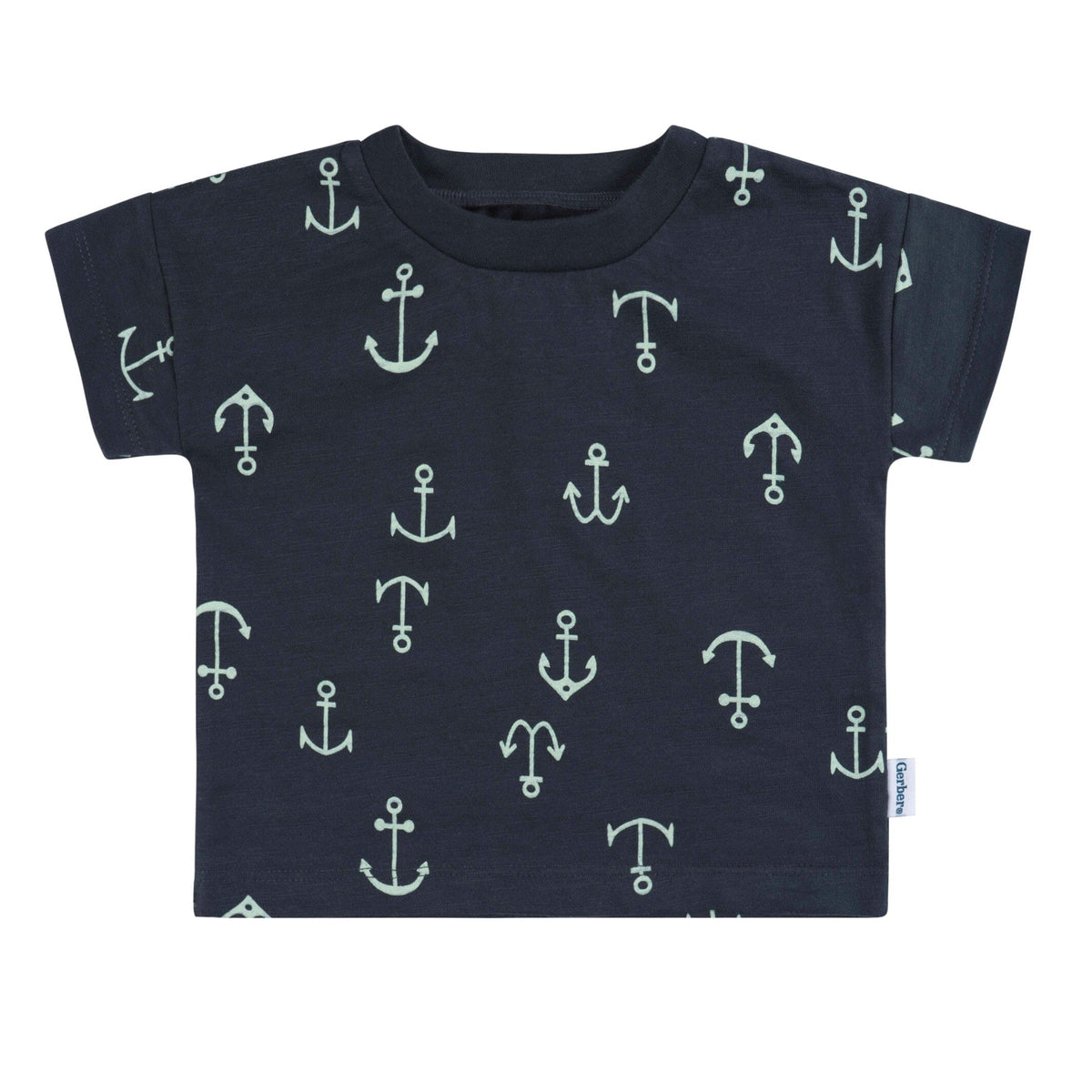 2-Piece Baby Boys Anchor T-Shirt and Shorts