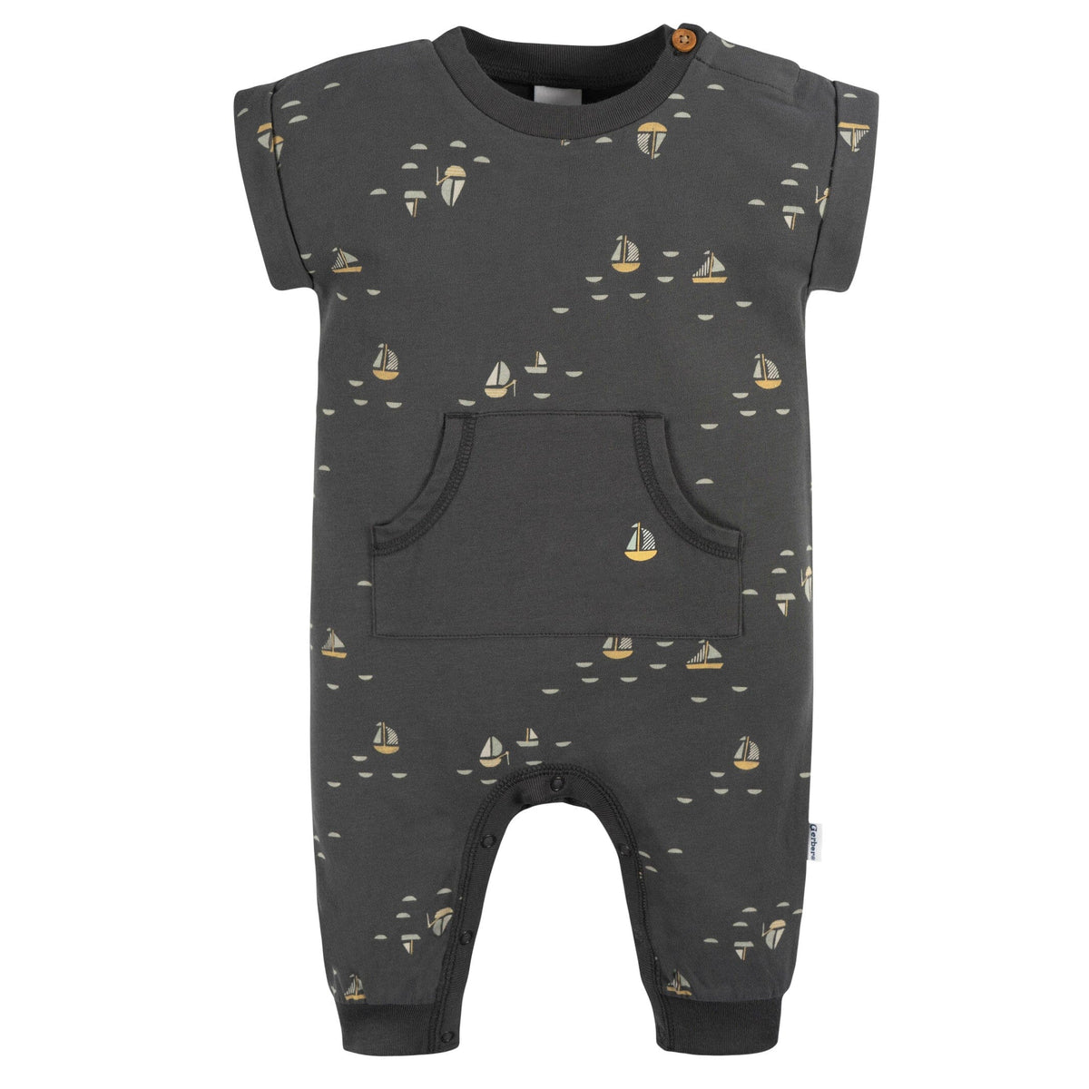 2-Pack Baby Boys Nautical Romper