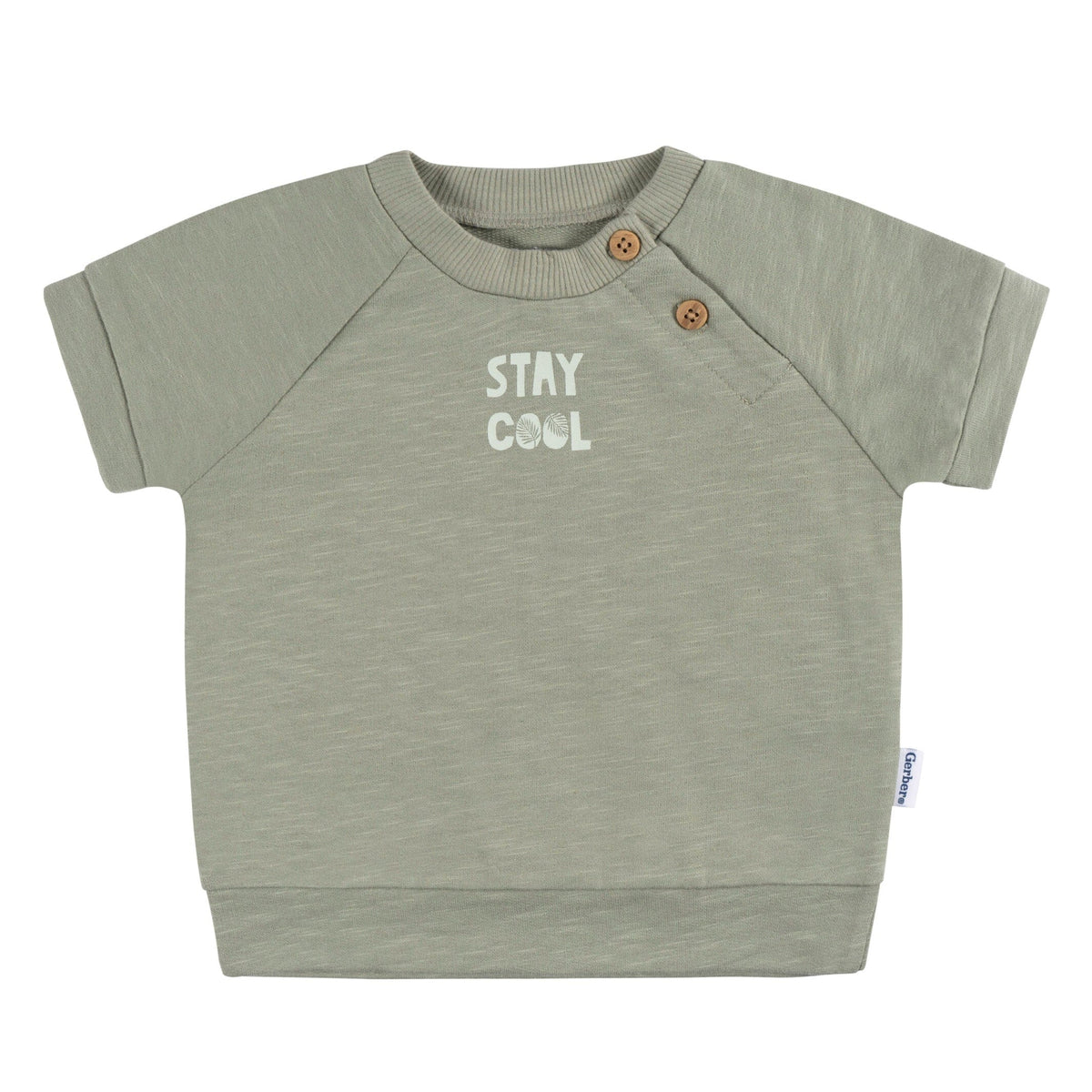 2-Piece Baby Boys Palms T-Shirt and Shorts