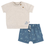 2-Piece Baby Boys Surf T-Shirt and Shorts