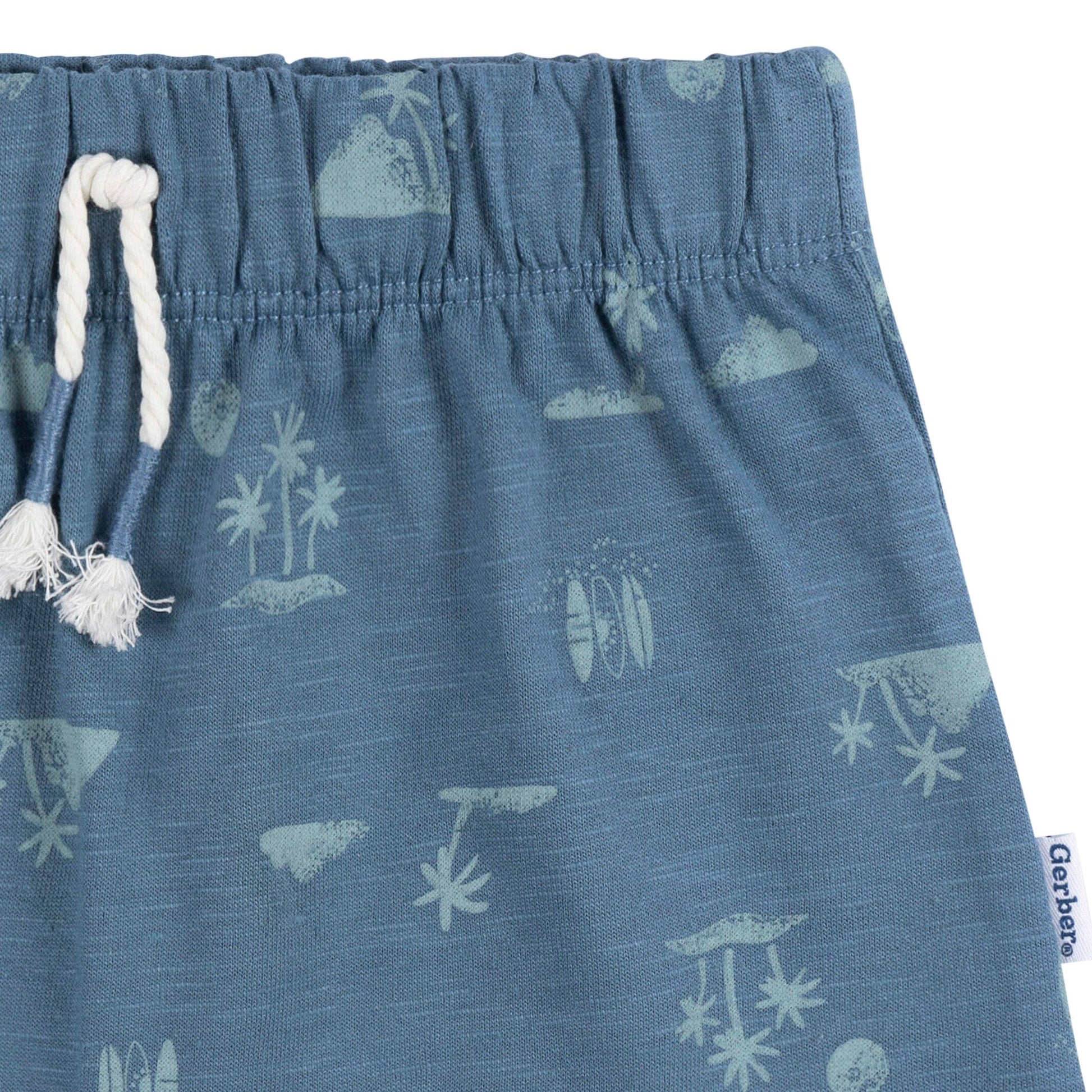 2-Piece Baby Boys Surf T-Shirt and Shorts