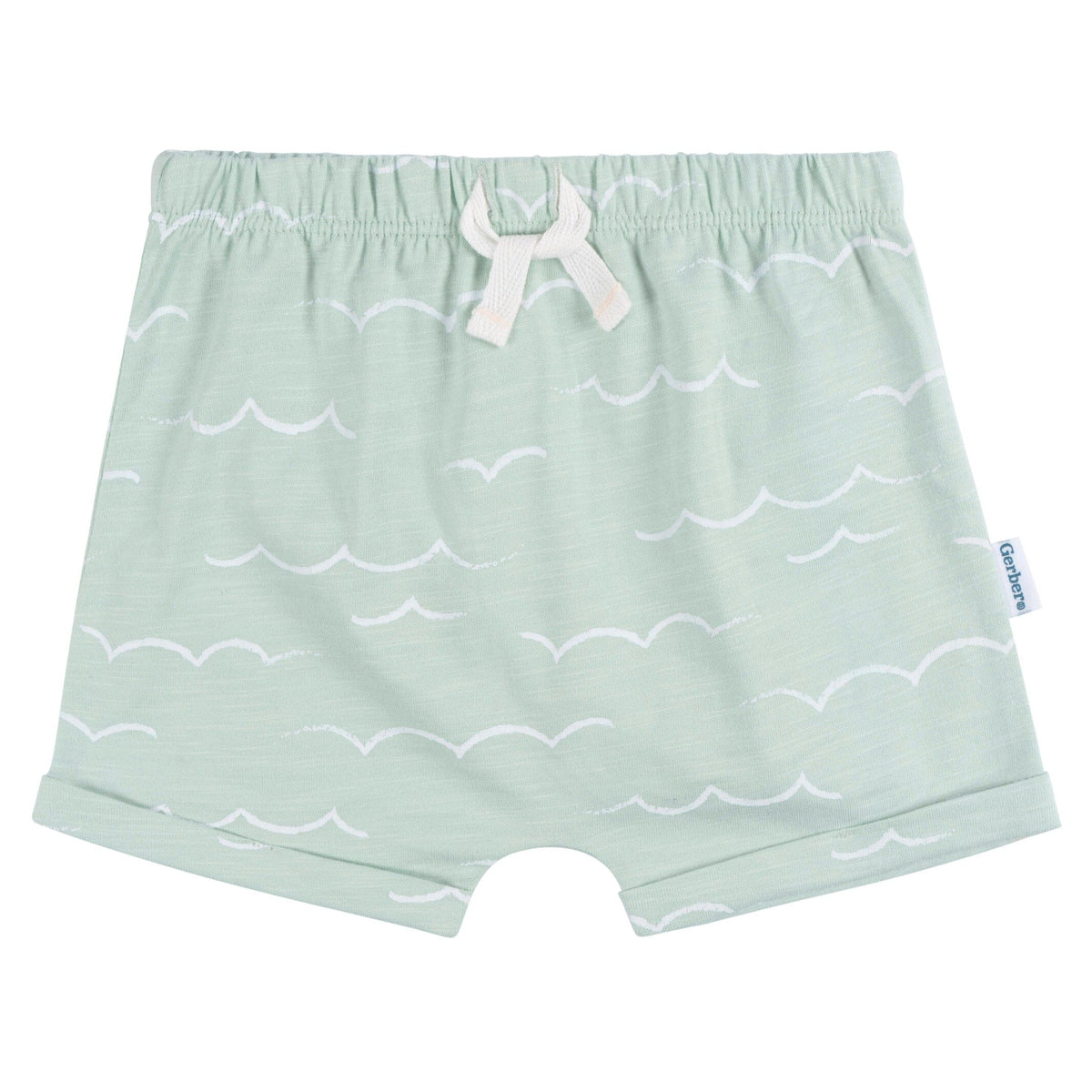 2-Piece Baby Boys Waves T-Shirt and Shorts Set
