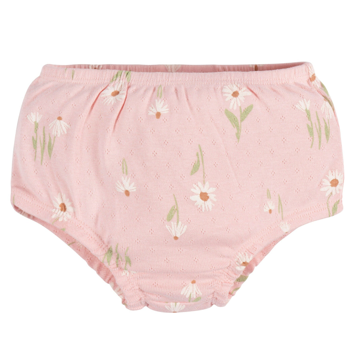 2-Piece Baby Girls Daisies Dress & Diaper Cover