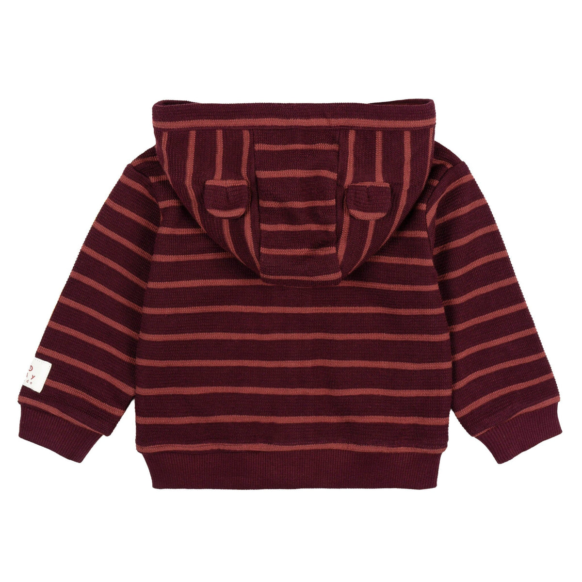 2-Piece Baby Girls Fig Stripe Hooded Jacket & Jogger Set outfits Gerber® 