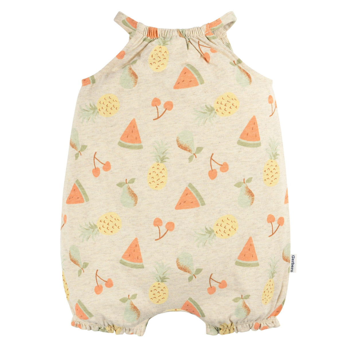 2-Pack Baby Girls Fruit Romper