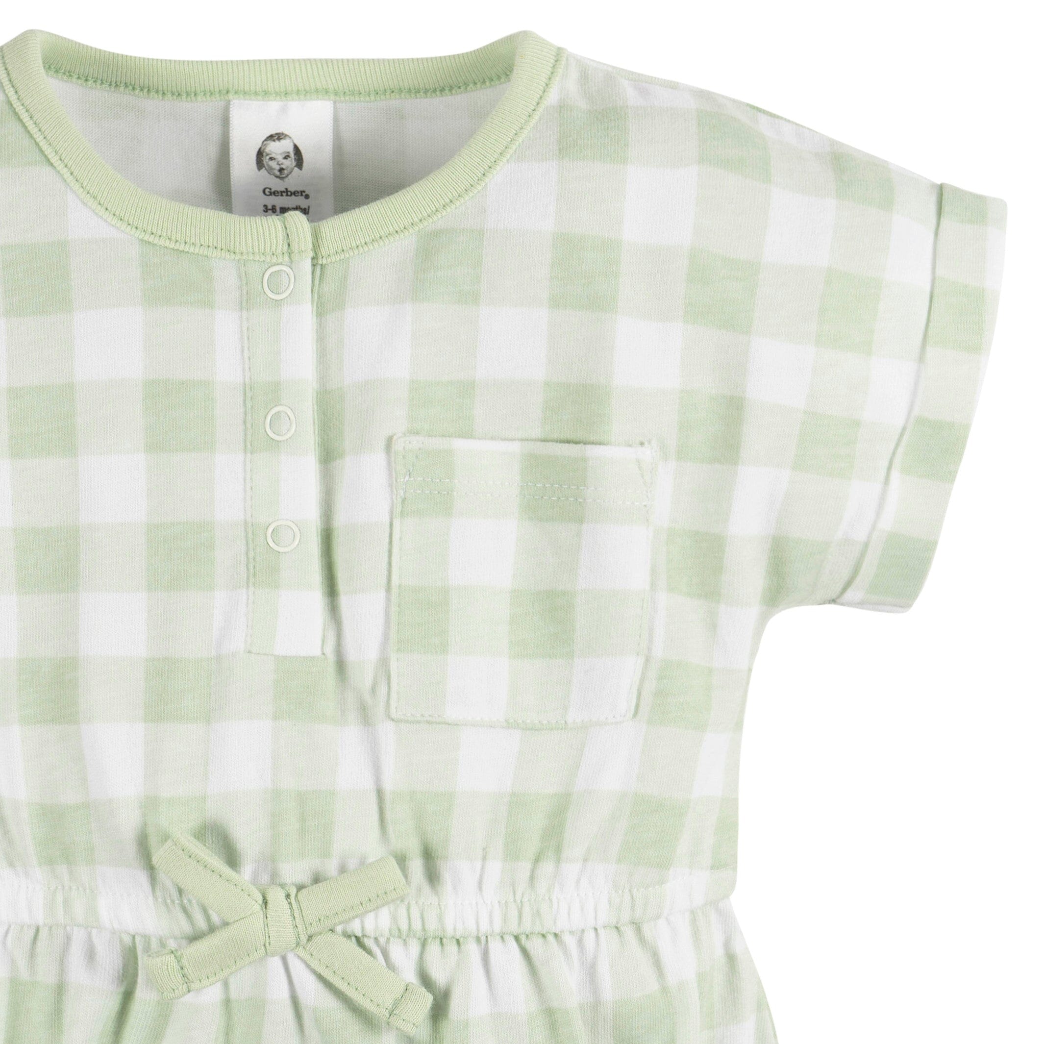 2-Pack Baby Girls Fruit Romper