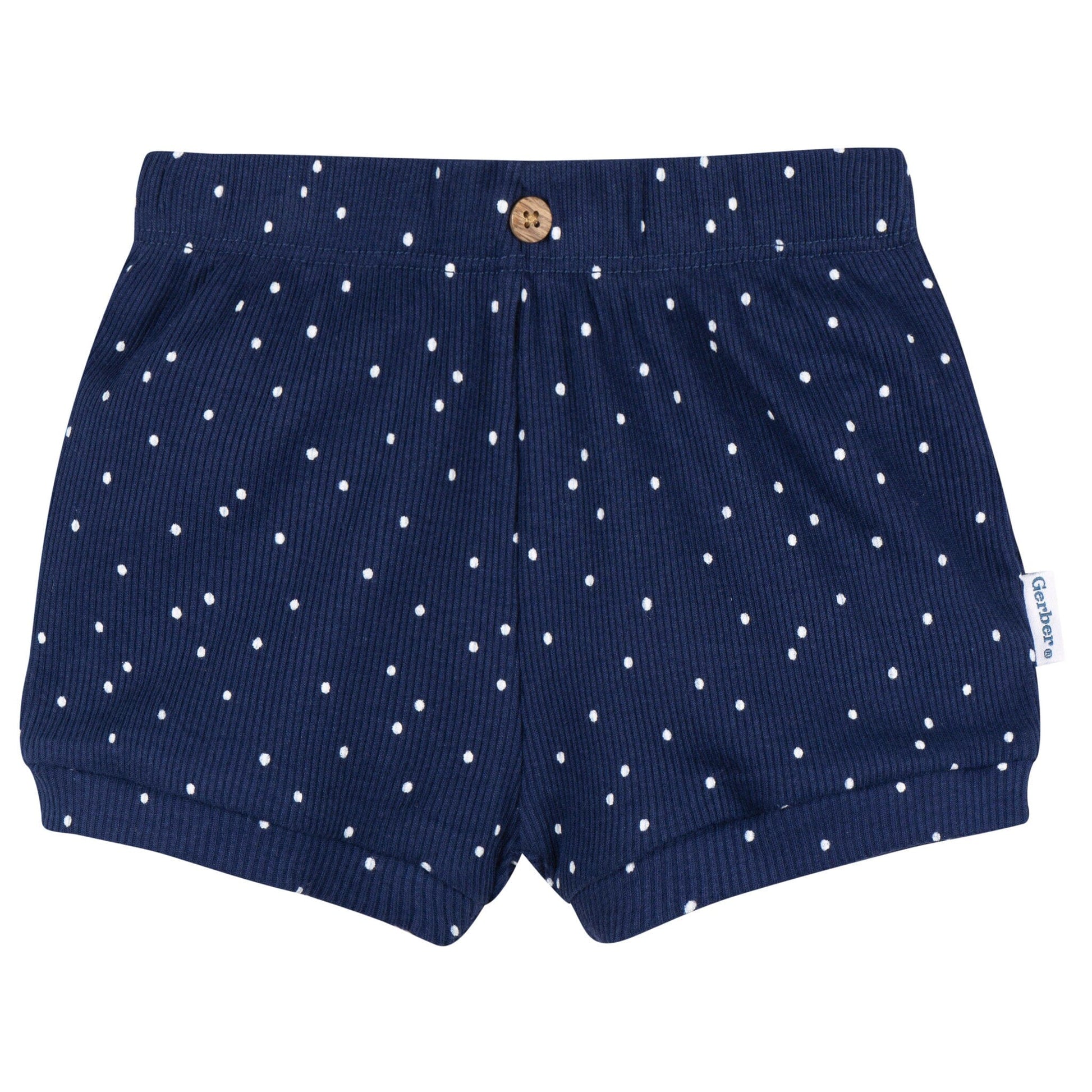 2-Piece Baby Girls Navy Bodysuit & Shorts Set Outfits & Sets Gerber® 
