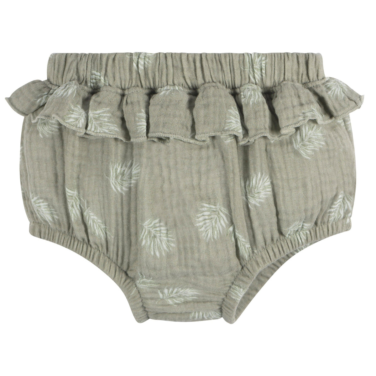 2-Piece Baby Girls Palms Dress and Diaper Cover