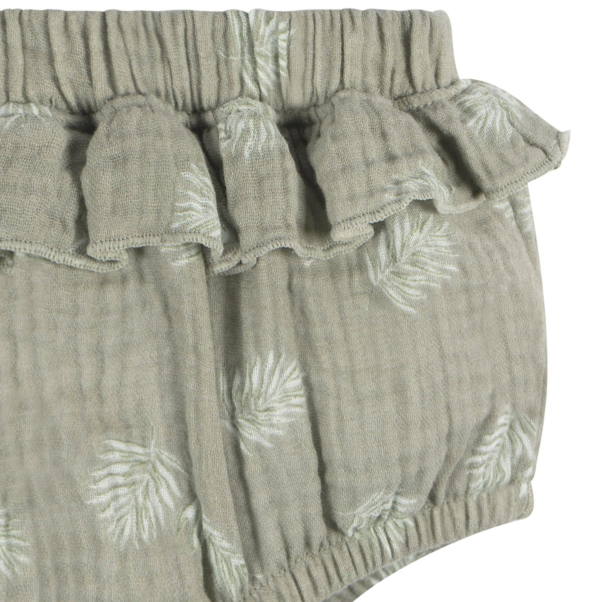2-Piece Baby Girls Palms Dress and Diaper Cover