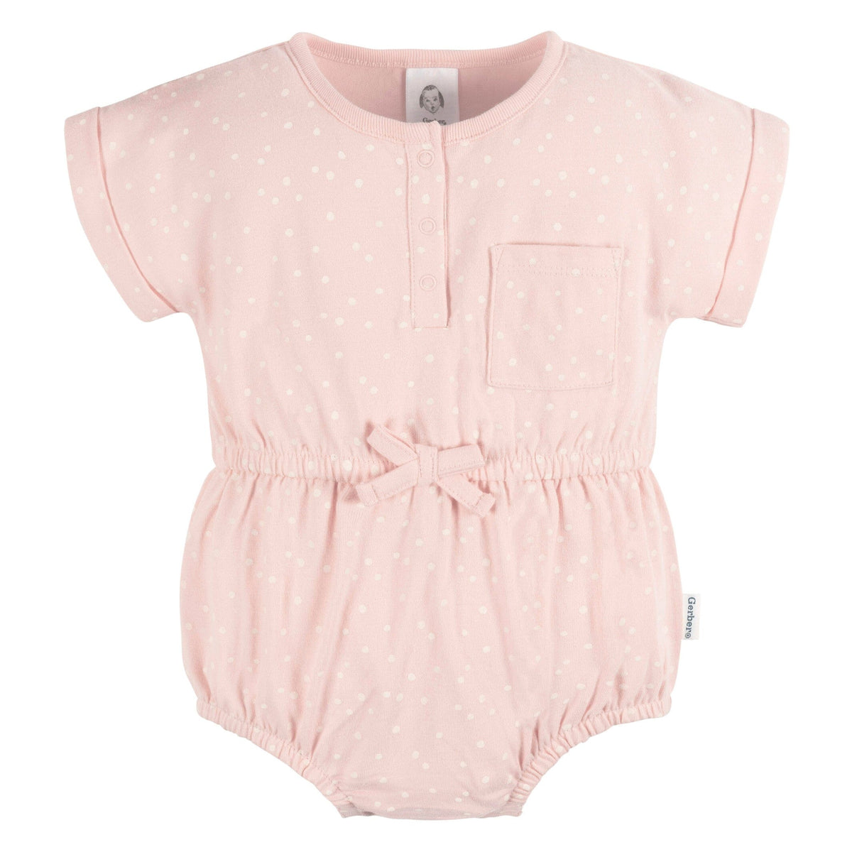2-Pack Baby Girls Shells Romper