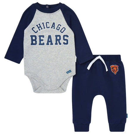 2-Piece Baby Chicago Bears Bodysuit and Jogger Set